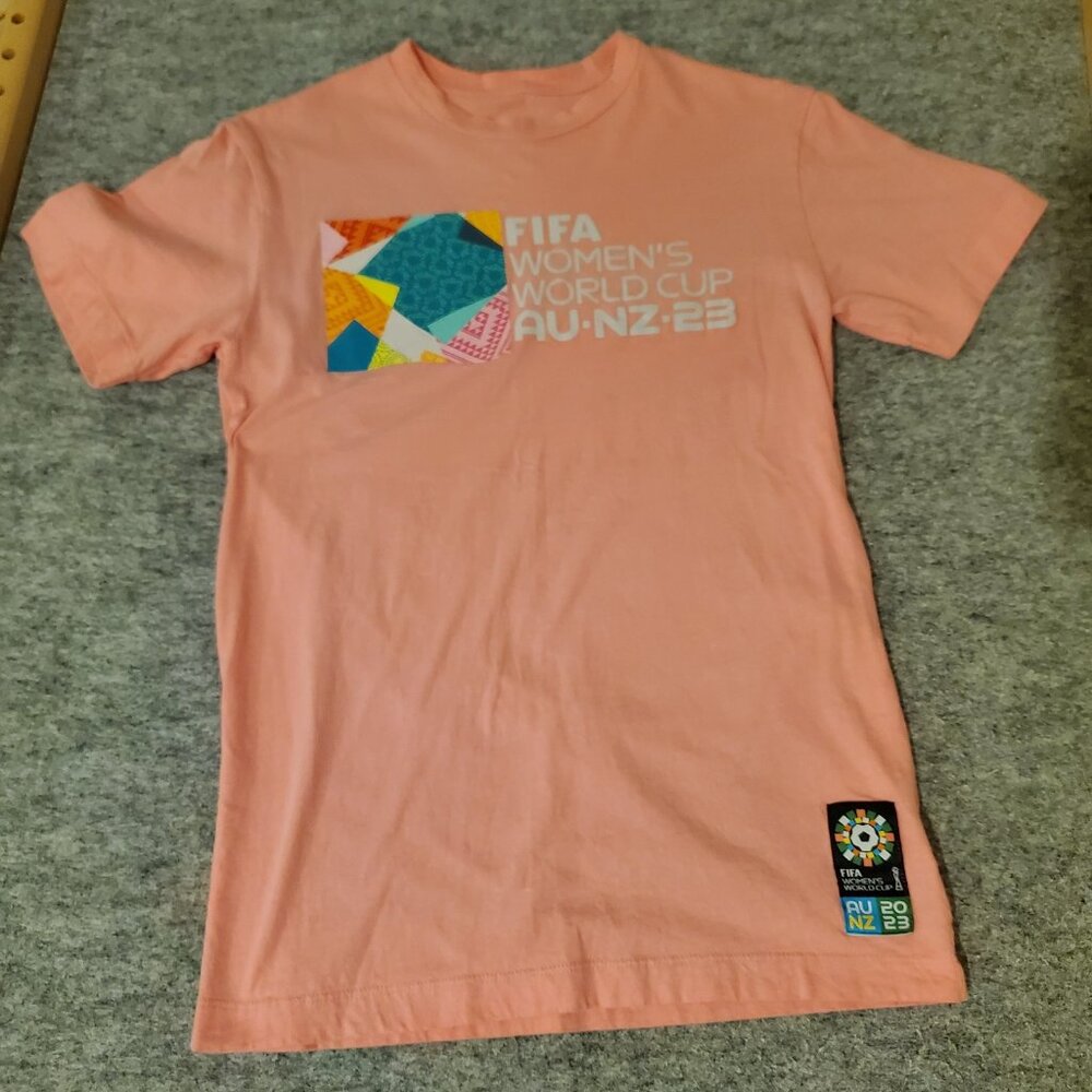 Pink FIFA 2023 Women's World Cup AU/NZ 23 t-shirt Adult S